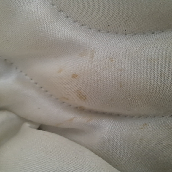 White Rabbit Fur Embroidered Aviator Trapper Hat - Tan - Picture 9 of 10